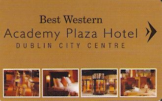 Hotel Keycard Best Western Dublin Ireland Front