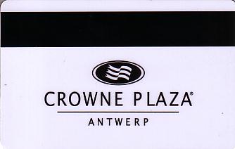 Hotel Keycard Crowne Plaza Antwerp Belgium Back
