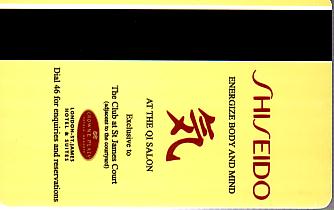 Hotel Keycard Crowne Plaza London United Kingdom Back