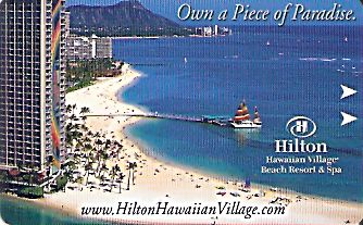 Hotel Keycard Hilton Grand Vacations Hawai (State) U.S.A. (State) Front