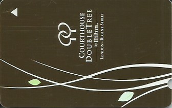 Hotel Keycard Hilton Doubletree London United Kingdom Front