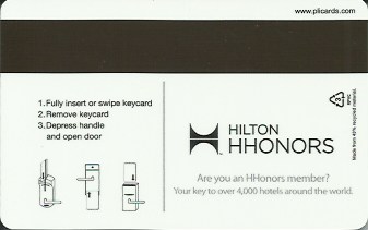 Hotel Keycard Hilton Garden Inn Generic Back