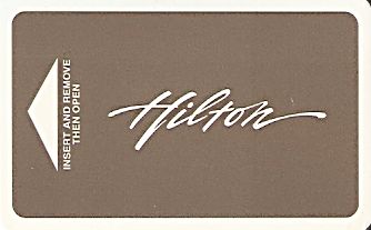 Hotel Keycard Hilton Generic Front