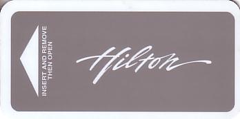 Hotel Keycard Hilton Generic Front