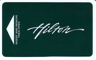 Hotel Keycard Hilton Generic Front