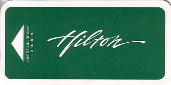 Hotel Keycard Hilton Generic Front