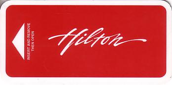 Hotel Keycard Hilton Generic Front