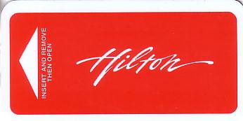 Hotel Keycard Hilton Generic Front