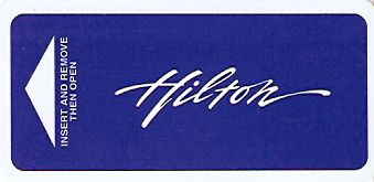 Hotel Keycard Hilton Generic Front