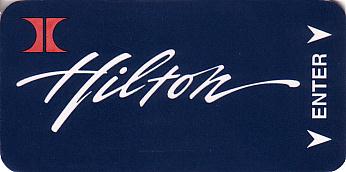 Hotel Keycard Hilton Generic Front