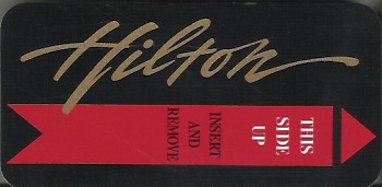 Hotel Keycard Hilton Generic Front