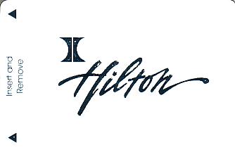 Hotel Keycard Hilton Generic Front