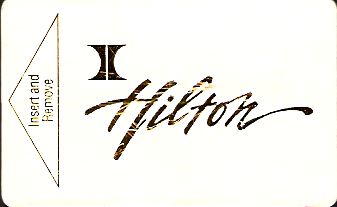 Hotel Keycard Hilton Generic Front