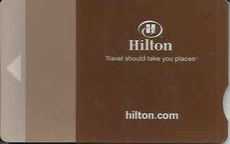 Hotel Keycard Hilton Generic Front