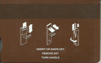 Hotel Keycard Hilton Generic Back