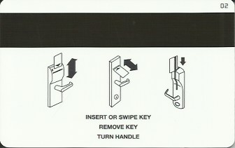 Hotel Keycard Hilton Generic Back