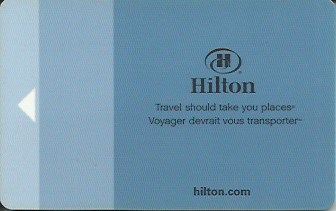 Hotel Keycard Hilton Generic Front