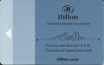 Hotel Keycard Hilton Generic Front