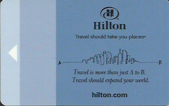 Hotel Keycard Hilton Generic Front