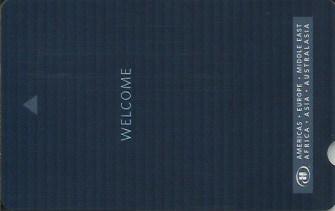 Hotel Keycard Hilton Generic Front