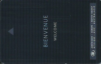 Hotel Keycard Hilton Generic Front