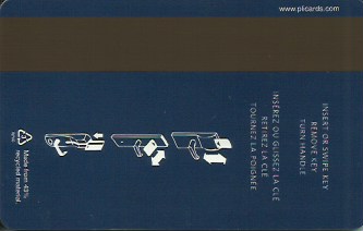 Hotel Keycard Hilton Generic Back