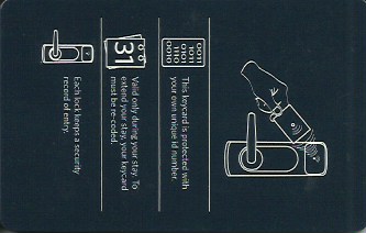Hotel Keycard Hilton Generic Back