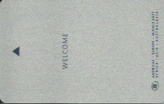 Hotel Keycard Hilton Generic Front