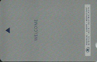 Hotel Keycard Hilton Generic Front