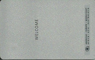 Hotel Keycard Hilton Generic Front