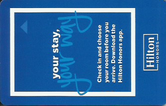 Hotel Keycard Hilton Generic Front