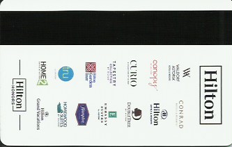 Hotel Keycard Hilton Generic Back