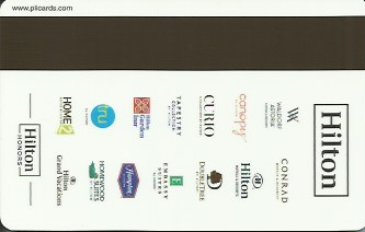 Hotel Keycard Hilton Generic Back