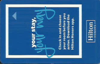 Hotel Keycard Hilton Generic Front