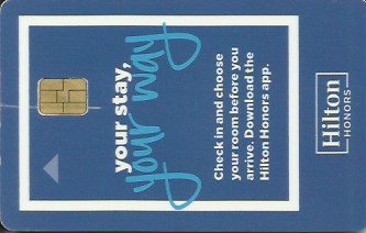 Hotel Keycard Hilton Generic Front