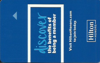 Hotel Keycard Hilton Generic Front