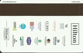 Hotel Keycard Hilton Generic Back
