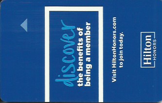 Hotel Keycard Hilton Generic Front
