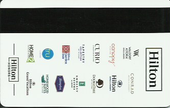 Hotel Keycard Hilton Generic Back