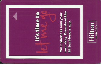 Hotel Keycard Hilton Generic Front
