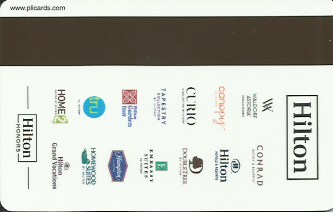 Hotel Keycard Hilton Generic Back