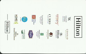 Hotel Keycard Hilton Generic Back