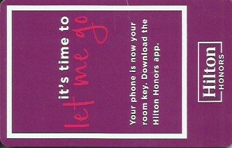 Hotel Keycard Hilton Generic Front