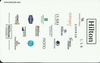 Hotel Keycard Hilton Generic Back