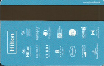 Hotel Keycard Hilton Generic Back