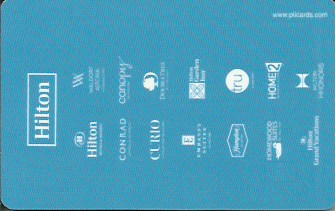 Hotel Keycard Hilton Generic Back