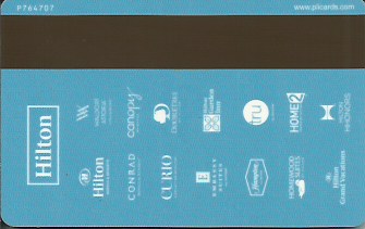 Hotel Keycard Hilton Generic Back