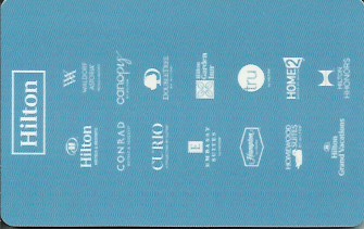 Hotel Keycard Hilton Generic Back