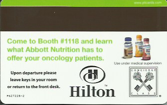Hotel Keycard Hilton Generic Back