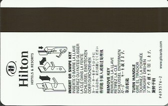 Hotel Keycard Hilton Generic Back